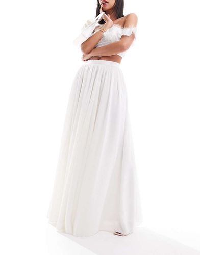 YAS - Gonna da sposa lunga in tulle bianca - Y.A.S - Modalova