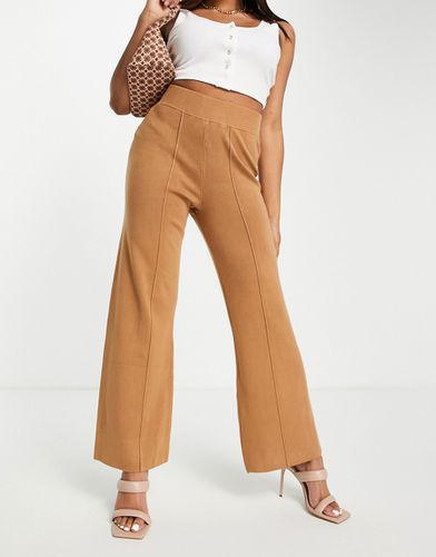 Pantaloni a fondo ampio color cammello in coordinato - Y.A.S - Modalova