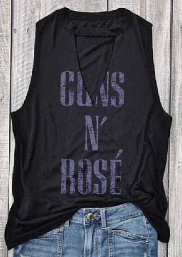 Guns N' Rose Cut Out Tank - unsigned - Modalova