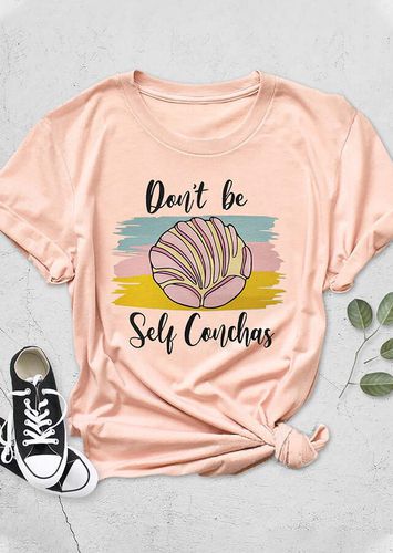 Don't Be Self Conchas T-Shirt Tee - Pink - unsigned - Modalova