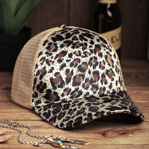 Leopard Tiger Mesh Hollow Out Baseball Hat - unsigned - Modalova