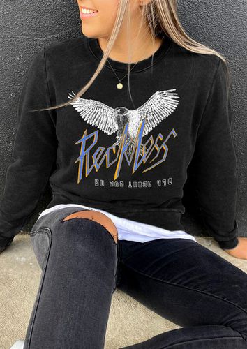 Thunderbird Eagle Reckless Sweatshirt - Dark Grey - unsigned - Modalova