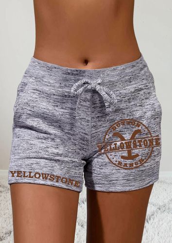 Yellowstone Drawstring Pocket Shorts - Gray - unsigned - Modalova