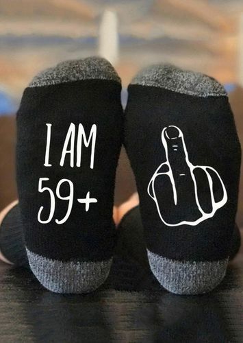 I Am 59+ Funny 60th Birthday Socks - unsigned - Modalova