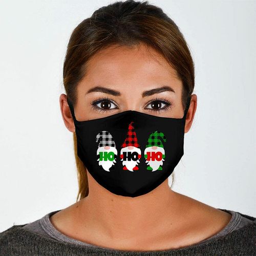 Christmas Gnome Cartoon Reusable Windproof Mouth Shield - unsigned - Modalova