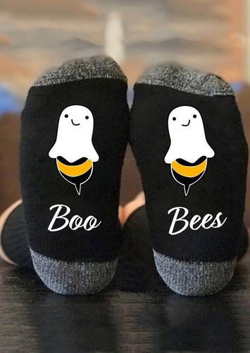Halloween Boo Bees Funny Socks - unsigned - Modalova
