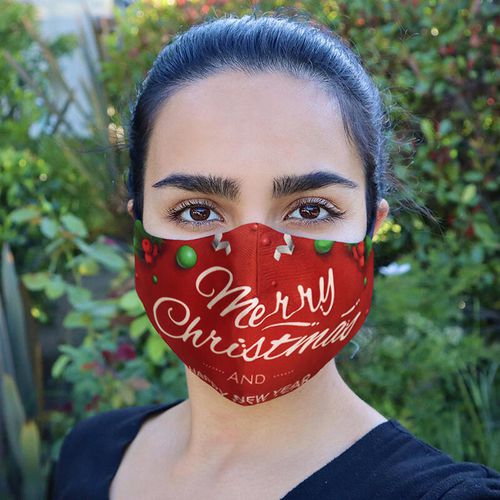 Merry Christmas Reusable Windproof Mouth Shield - unsigned - Modalova