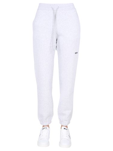 Msgm jogging pants with logo print - msgm - Modalova