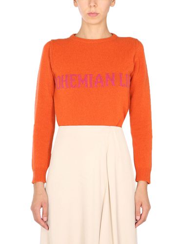 Alberta ferretti crew neck sweater - alberta ferretti - Modalova