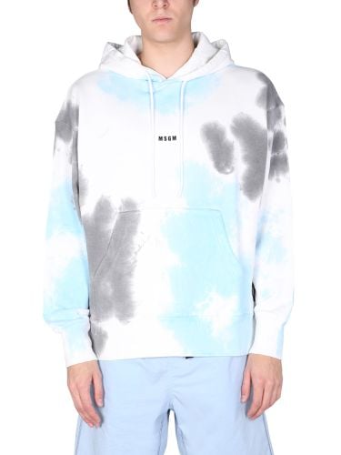 Msgm micro logo sweatshirt - msgm - Modalova