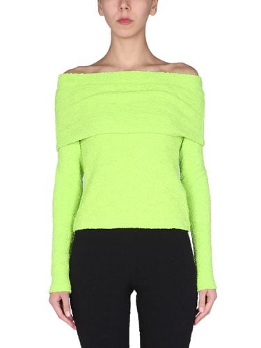 Msgm boat neck top - msgm - Modalova