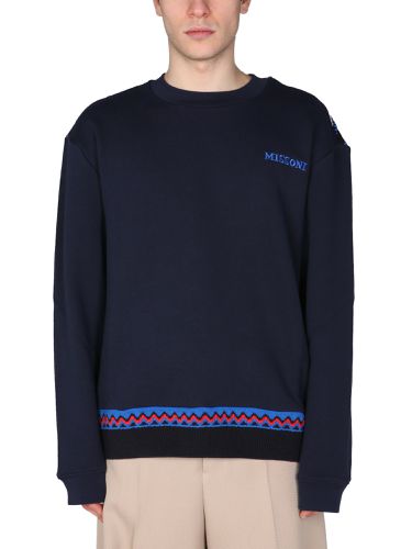 Missoni crew neck sweatshirt - missoni - Modalova