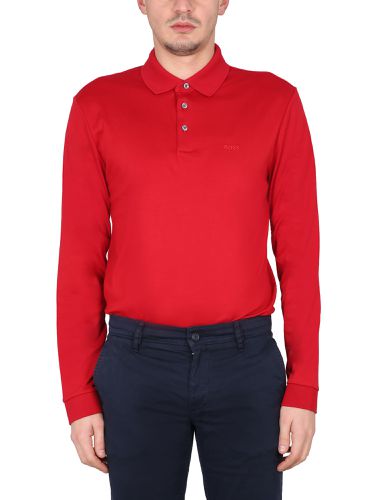 Boss polo with logo embroidery - boss - Modalova