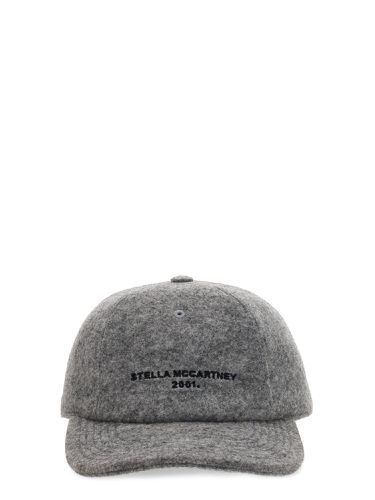 Baseball hat with logo embroidery - stella mccartney - Modalova