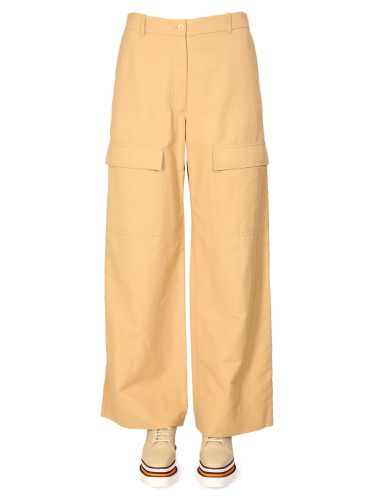 Wide leg cargo pants - stella mccartney - Modalova