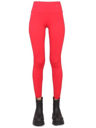 Msgm leggings with logo - msgm - Modalova