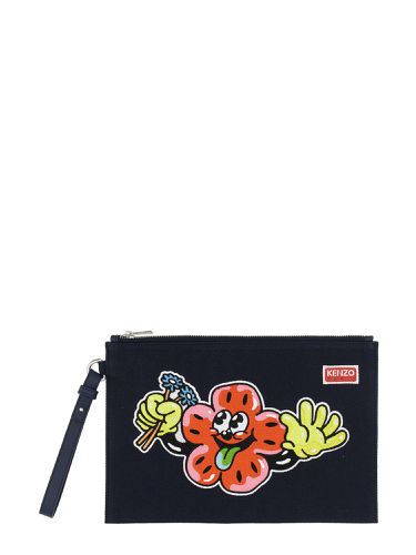 Kenzo clutch with embroidery - kenzo - Modalova