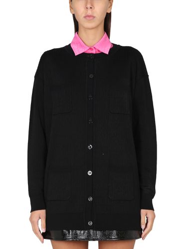 Moschino cardigan with logo - moschino - Modalova