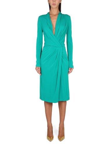 Alberta ferretti v-neck dress - alberta ferretti - Modalova