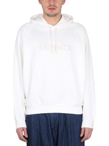 Sweatshirt with logo embroidery - sunnei - Modalova