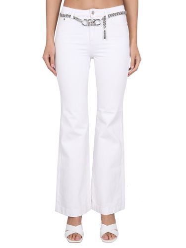 Pants with logo belt - michael by michael kors - Modalova