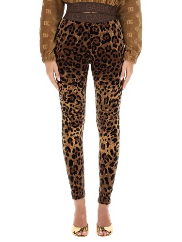 Dolce & gabbana chenille leggings - dolce & gabbana - Modalova