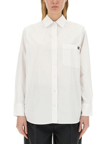 Maison kitsuné shirt with logo - maison kitsuné - Modalova