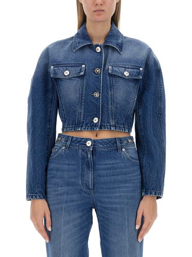 Versace denim jacket - versace - Modalova