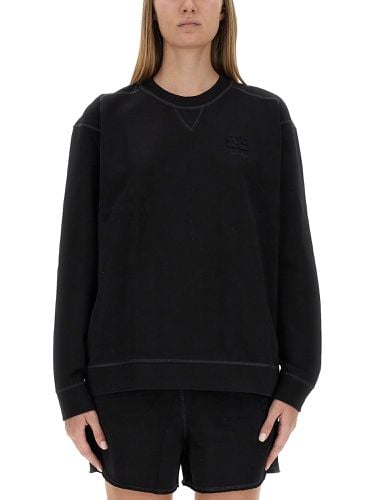 Ganni sweatshirt with logo - ganni - Modalova