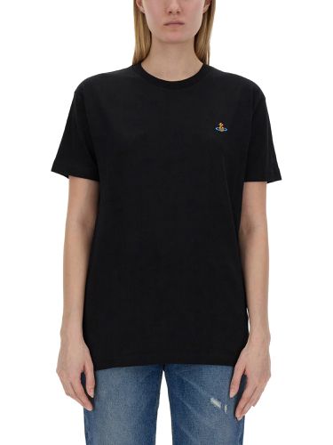 Vivienne westwood orb logo t-shirt - vivienne westwood - Modalova