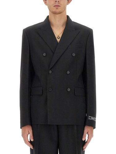 Versace double-breasted blazer - versace - Modalova