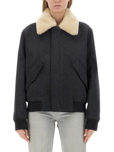 Jacket with shearling collar - ami paris - Modalova