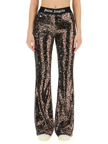 Palm angels flare fit pants - palm angels - Modalova