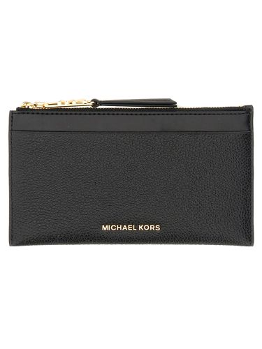 Leather card holder - michael by michael kors - Modalova