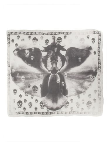 Skull orchid scarf - alexander mcqueen - Modalova