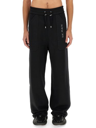 Balmain jogging pants with logo - balmain - Modalova