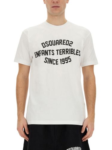 Dsquared logo print t-shirt - dsquared - Modalova