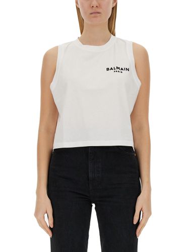 Balmain tank top with logo - balmain - Modalova