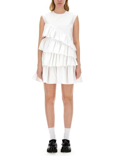 Msgm dress with ruffles - msgm - Modalova