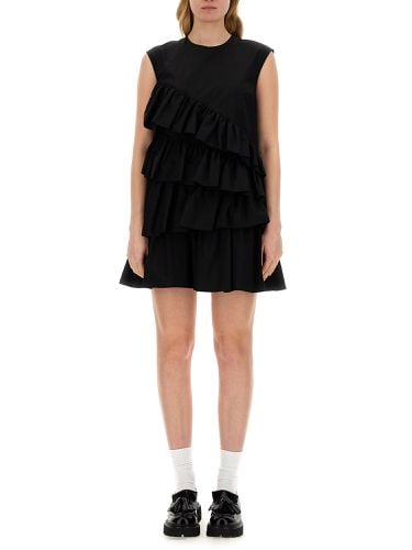 Msgm dress with ruffles - msgm - Modalova