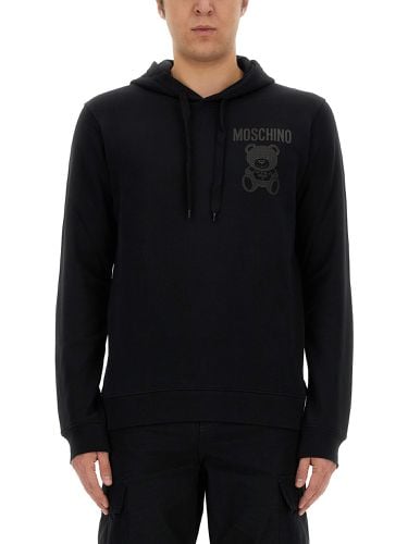 Moschino sweatshirt with logo - moschino - Modalova