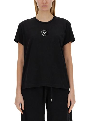 Stella mccartney t-shirt with logo - stella mccartney - Modalova