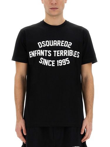 Dsquared logo print t-shirt - dsquared - Modalova