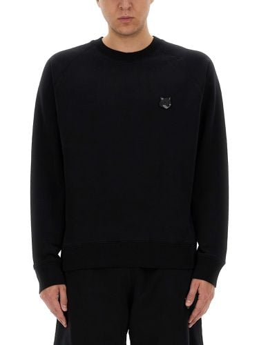 Fox head" sweatshirt - maison kitsuné - Modalova