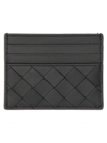 Woven credit card holder - bottega veneta - Modalova