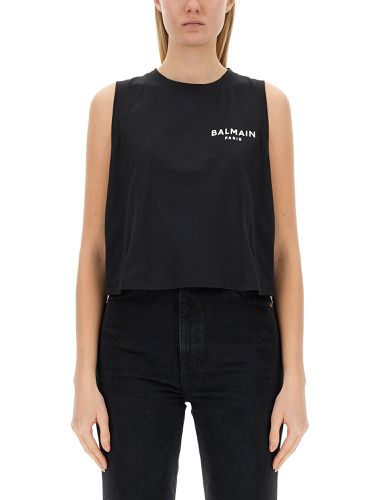 Balmain tank top with logo - balmain - Modalova