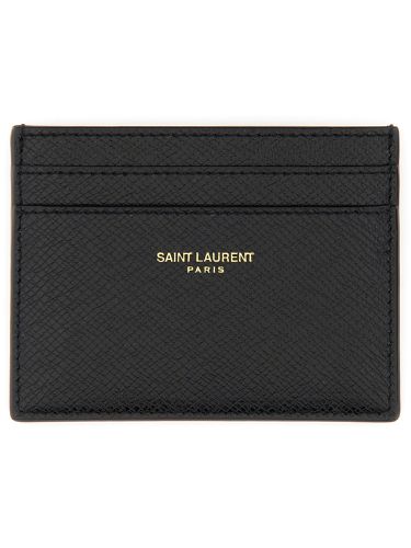 Saint laurent card holder with logo - saint laurent - Modalova