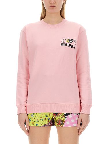 Moschino jeans sweatshirt with logo - moschino jeans - Modalova