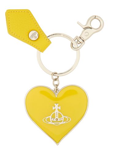 Mirror heart orb" keychain - vivienne westwood - Modalova