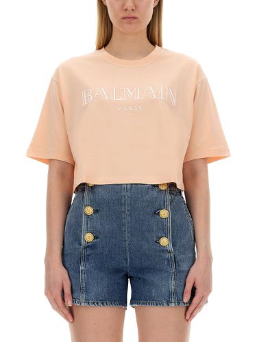 Balmain t-shirt with logo - balmain - Modalova